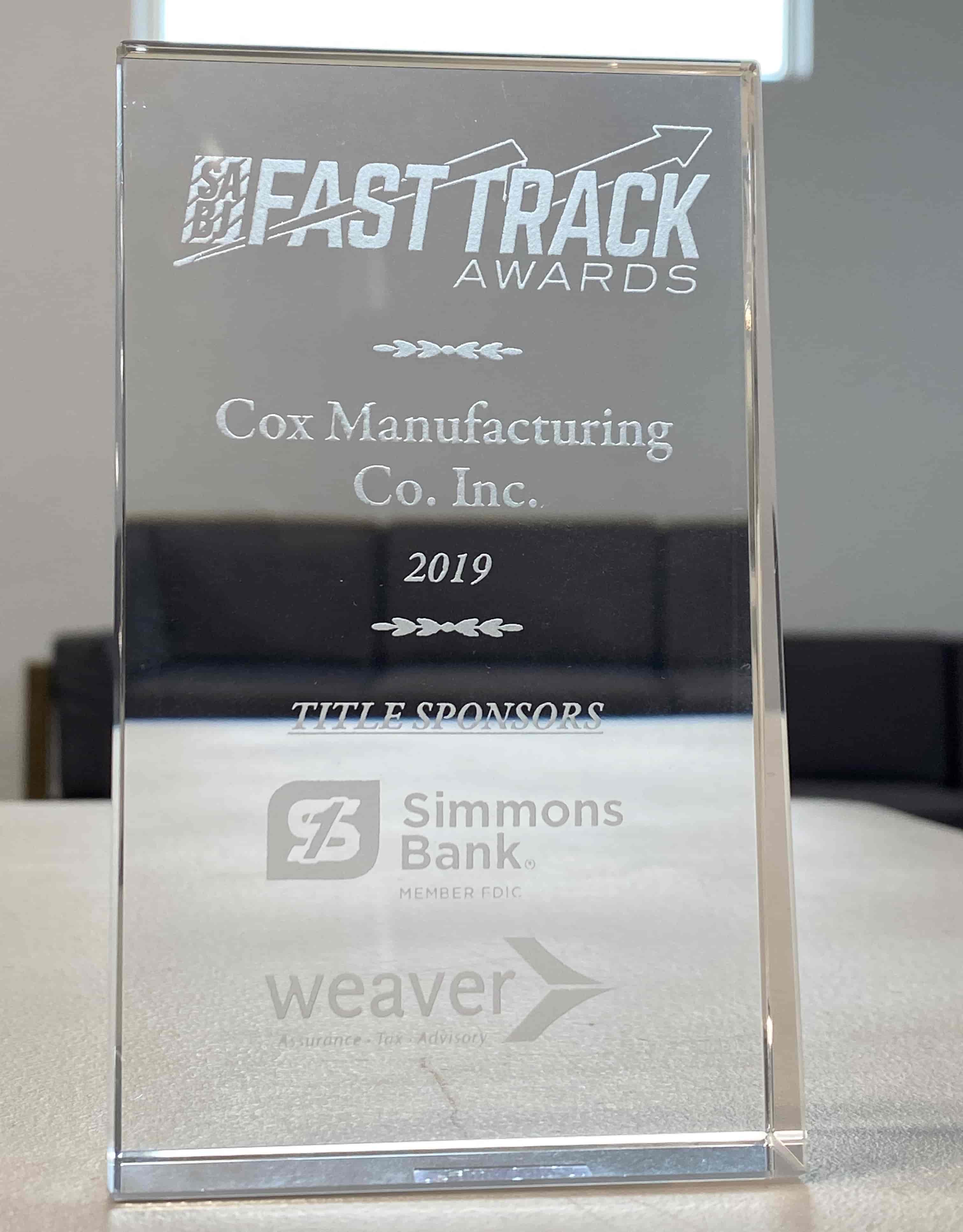 2020 fast track award