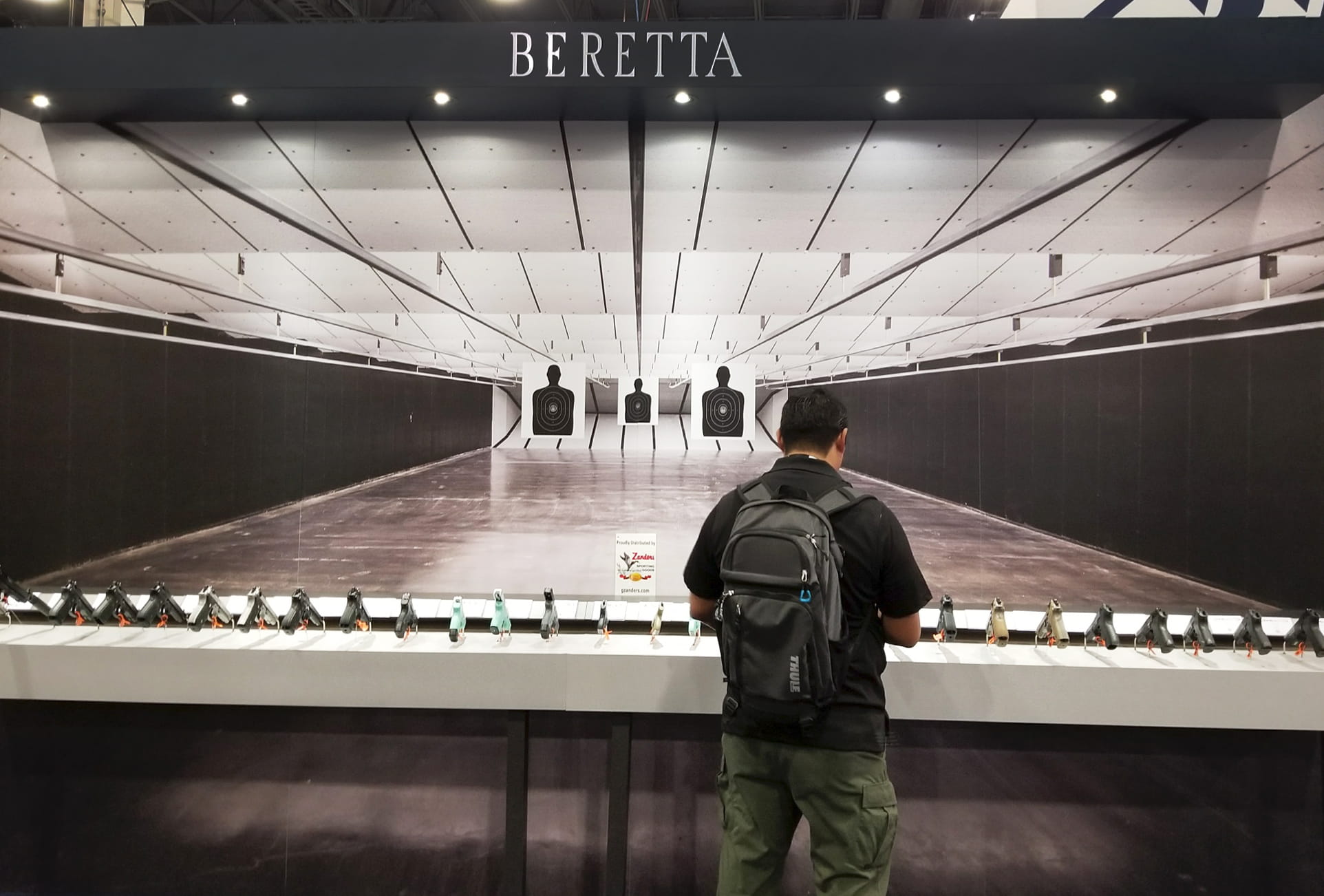 The Beretta booth at the SHOT Show.