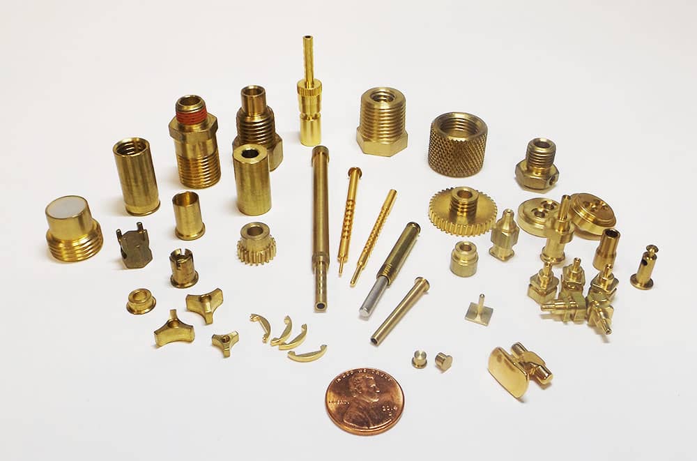 Brass Small Turning Parts - Custom Machined Parts Supplier